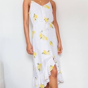 Rails Frida Dress- lemon print NWT